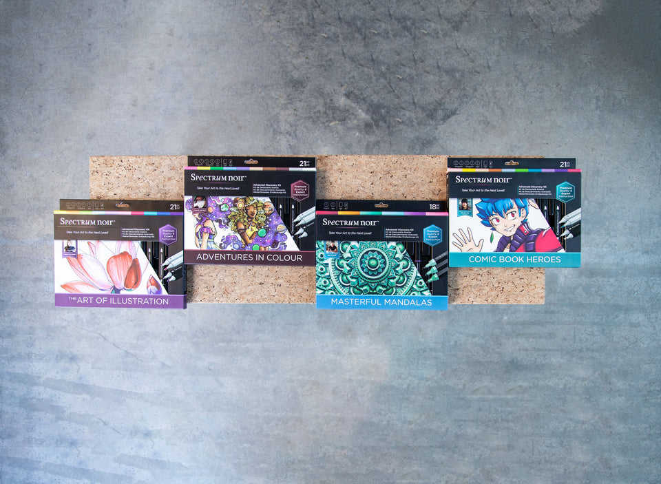 Level Up Your Creativity with Spectrum Noir Advanced Discovery Kits!