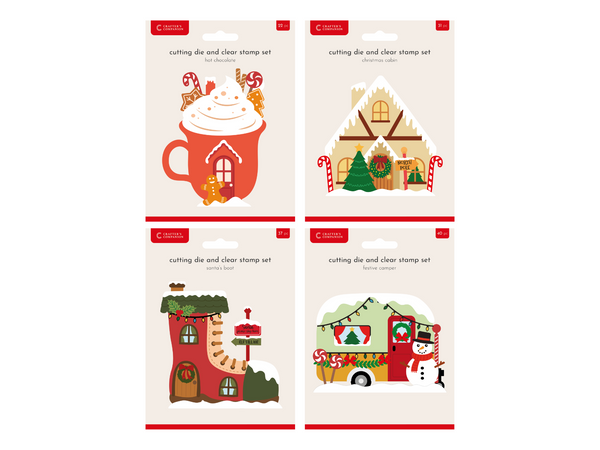 Crafter's Companion Christmas Shaped Card Bases Collection