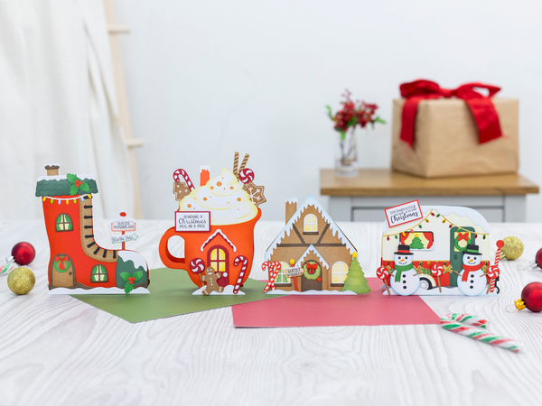 Crafter's Companion Christmas Shaped Card Bases Collection