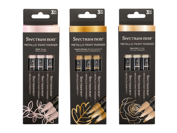 Spectrum Noir Metallic Paint Marker 9pc Collection