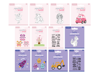 Crafter's Companion Sass & Sparkle & Little Adventurer Collection