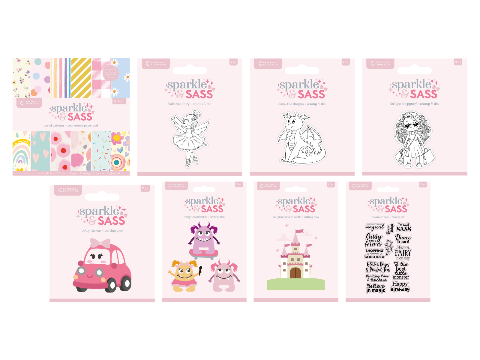 Crafter's Companion Sparkle & Sass Collection