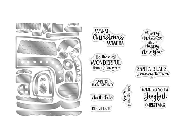 Crafter's Companion Stamp & Die - Santa's Boot