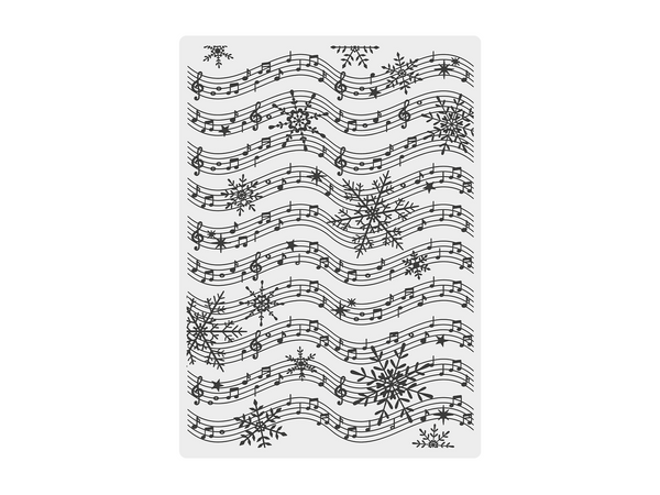 Crafter's Companion Joyous Angel 2D Embossing Folder 5