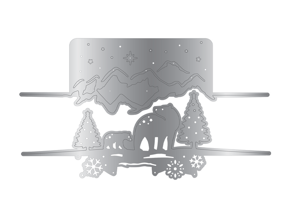 Crafter's Companion Metal Die Edge Set - Arctic Friends