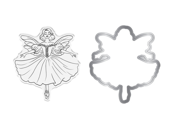 Sara Signature A Christmas Dream Stamp and Die - Sugar Plum Fairy