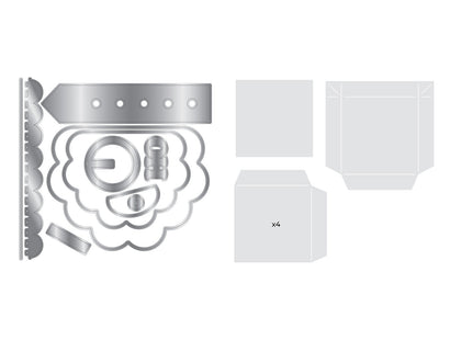 Crafter’s Companion Metal Die, Template - Santa