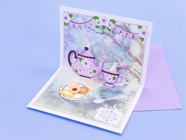 Sara Signature The Gilded Age Metal Die - Pop-up Tea Party
