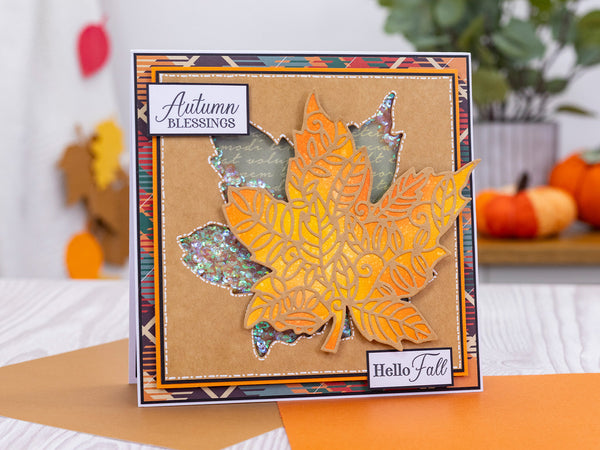 Crafter's Companion Die Set Intricate Fall Leaf