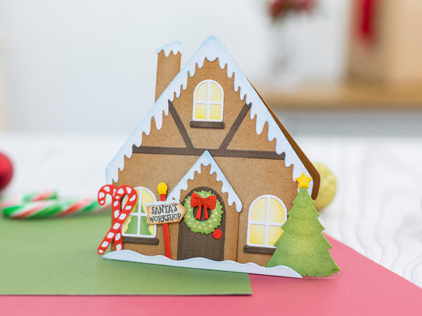 Crafter's Companion Stamp & Die - Christmas Cabin