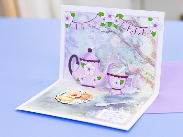Sara Signature The Gilded Age Metal Die - Pop-up Tea Party