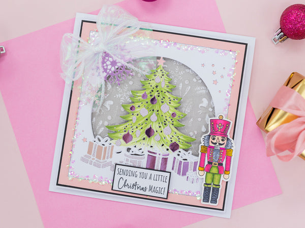 Sara Signature A Christmas Dream Luxury Linen Card - A4