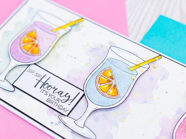Crafter's Companion Holographic Glitter Paint Palette - 12 Colours