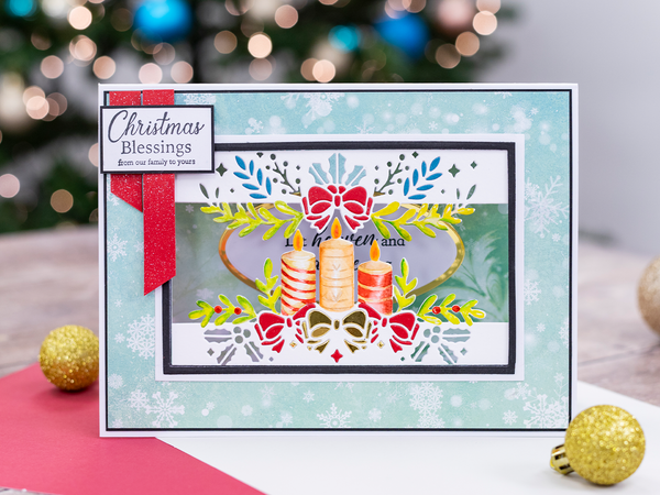 Crafter's Companion Metal Die Edge Set - Candlelit Christmas