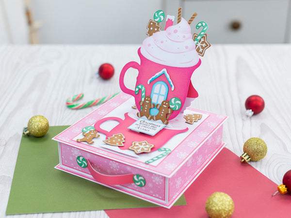 Crafter's Companion Stamp & Die - Hot Chocolate