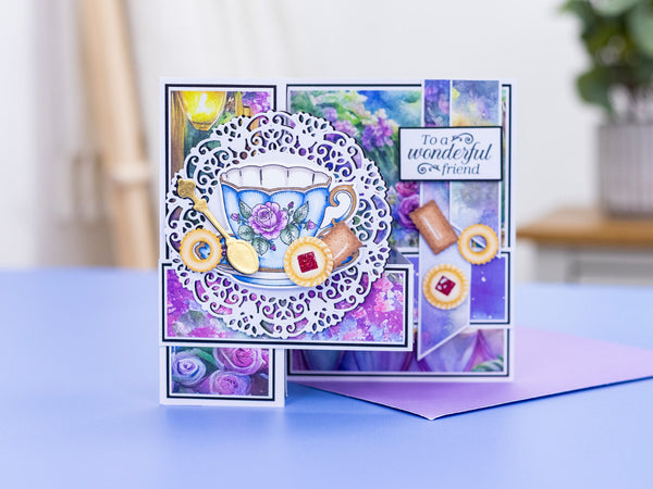 Sara Signature The Gilded Age Clear Acrylic Stamp - Sip, Sip Hooray!