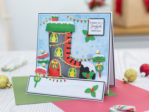 Crafter's Companion Stamp & Die - Santa's Boot