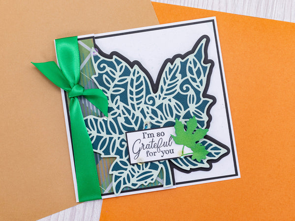 Crafter's Companion Die Set Intricate Fall Leaf