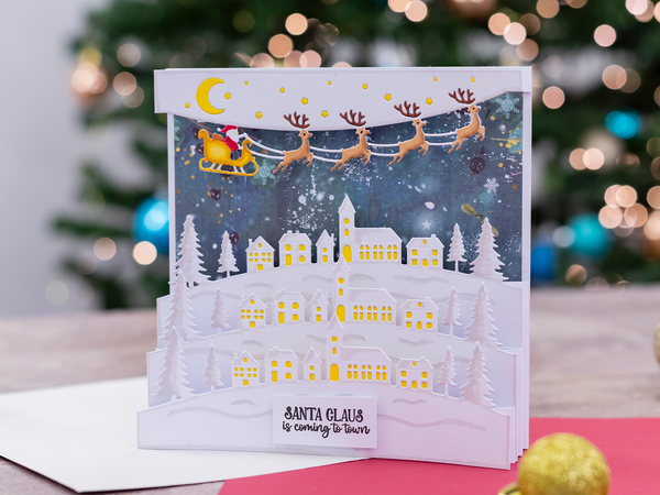 Crafter's Companion Metal Die Edge Set - Christmas Eve