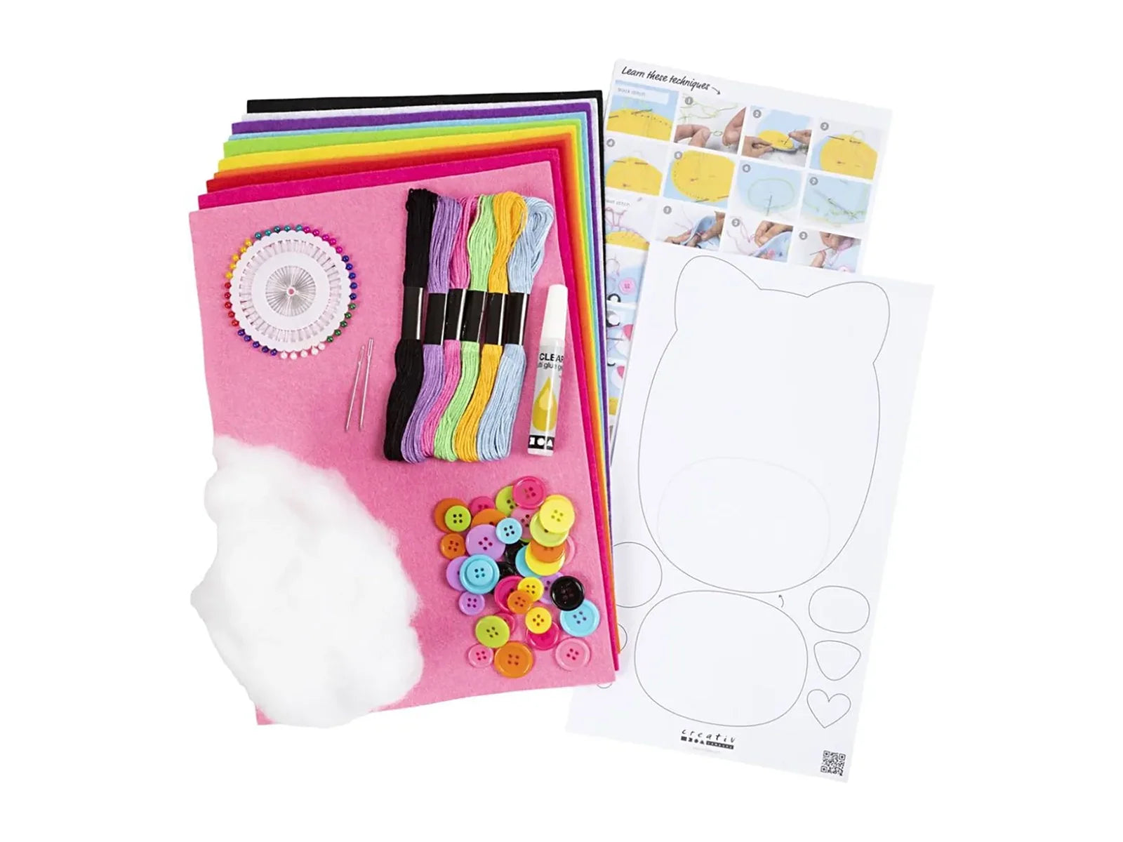 Creativ Starter Sewing Kit Teddy Bears