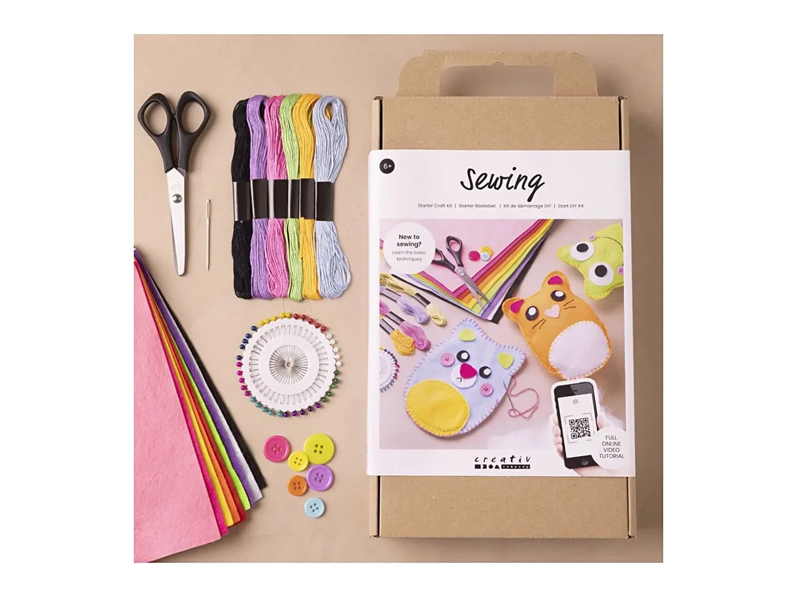 Creativ Starter Sewing Kit Teddy Bears