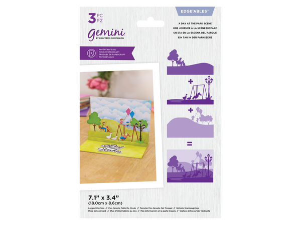 CC Create A Scene Edge'ables- A Day at the Park HSN # 783030
