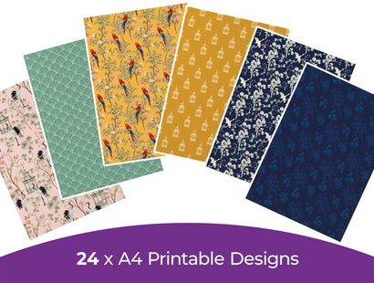 Chinoiserie Collection - Digital Paper Pad