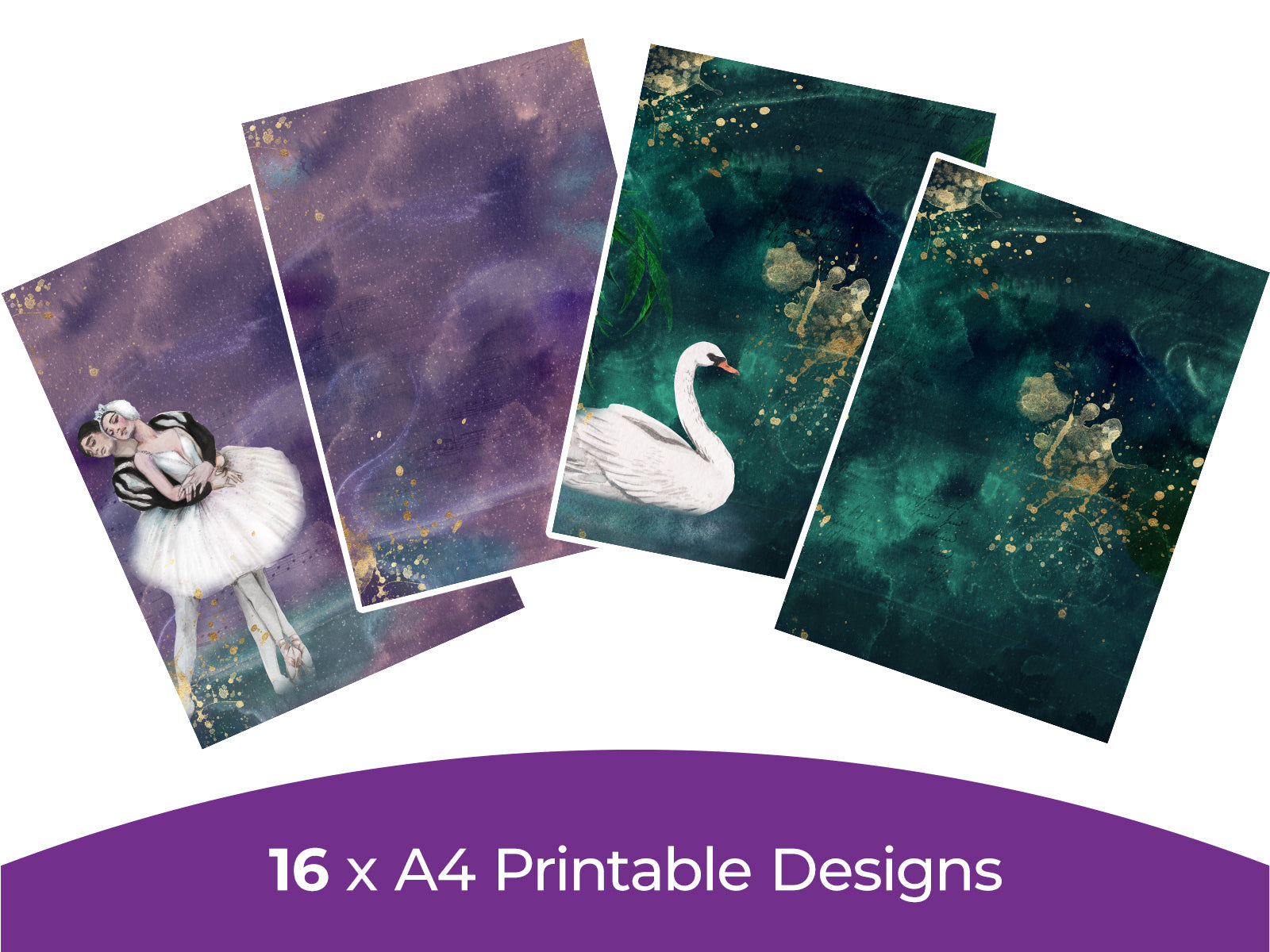 Swan Lake Collection - Digital Paper Pad