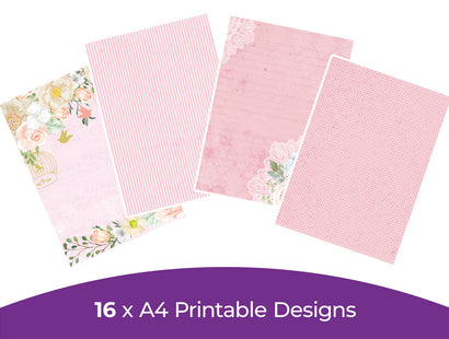 Vintage Tea Party Collection - Digital Paper Pad