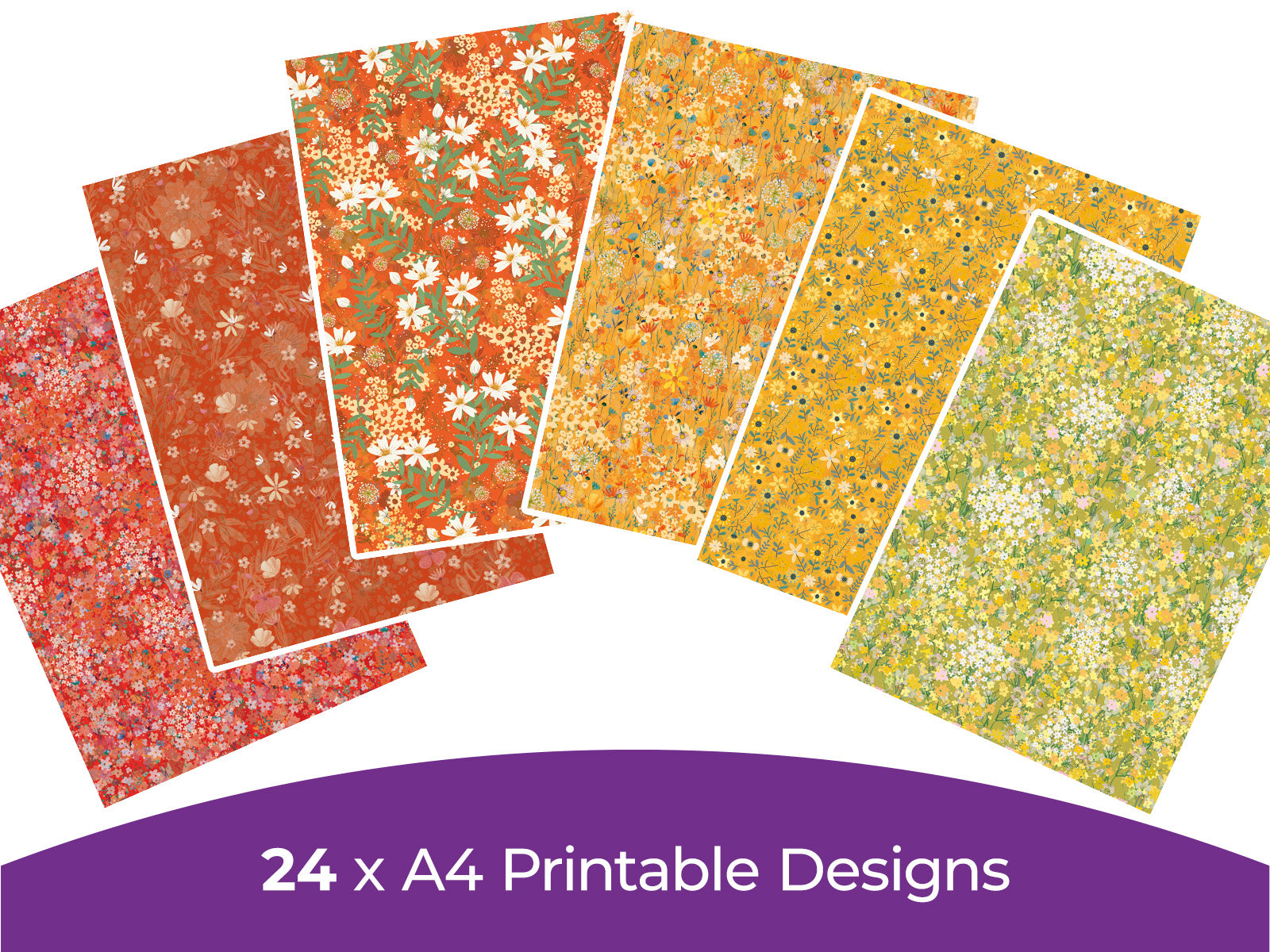 Ditsy Floral Collection - Digital Paper Pad