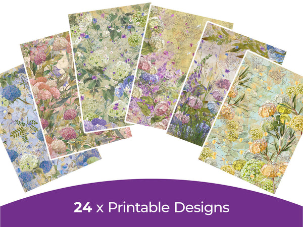 Nature's Garden Hydrangea Collection - Digital Bundle