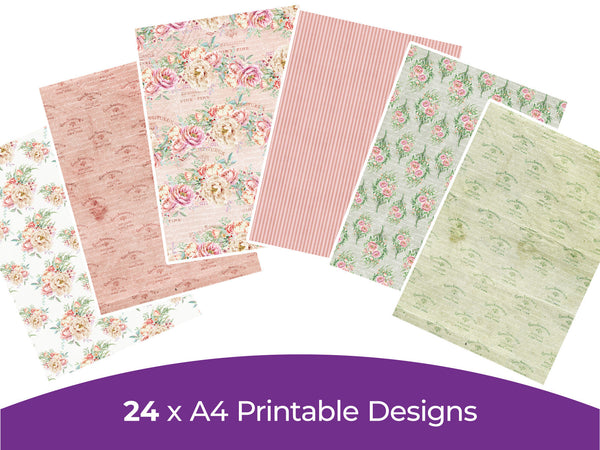 Peony Collection - Digital Paper Pad