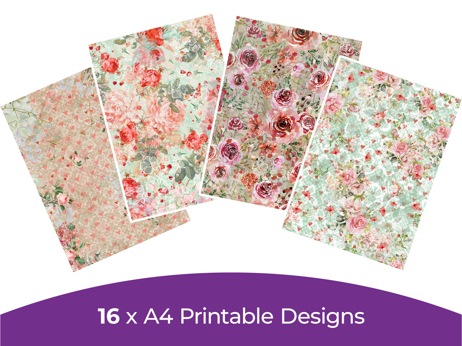 Sent with Love Collection - Digital Paper Pad