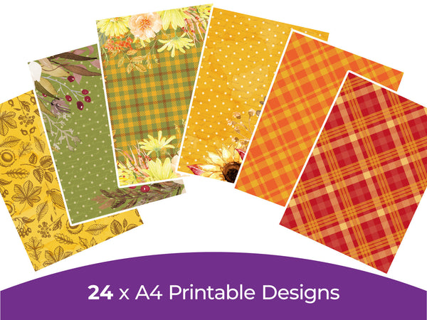 Autumn Blessings Collection - Digital Paper Pad