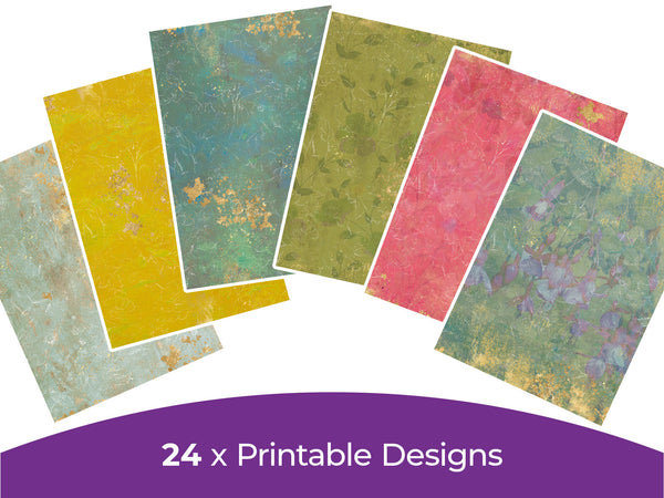 Nature's Garden Fabulous Fuchsia Collection - Digital Paper Pad