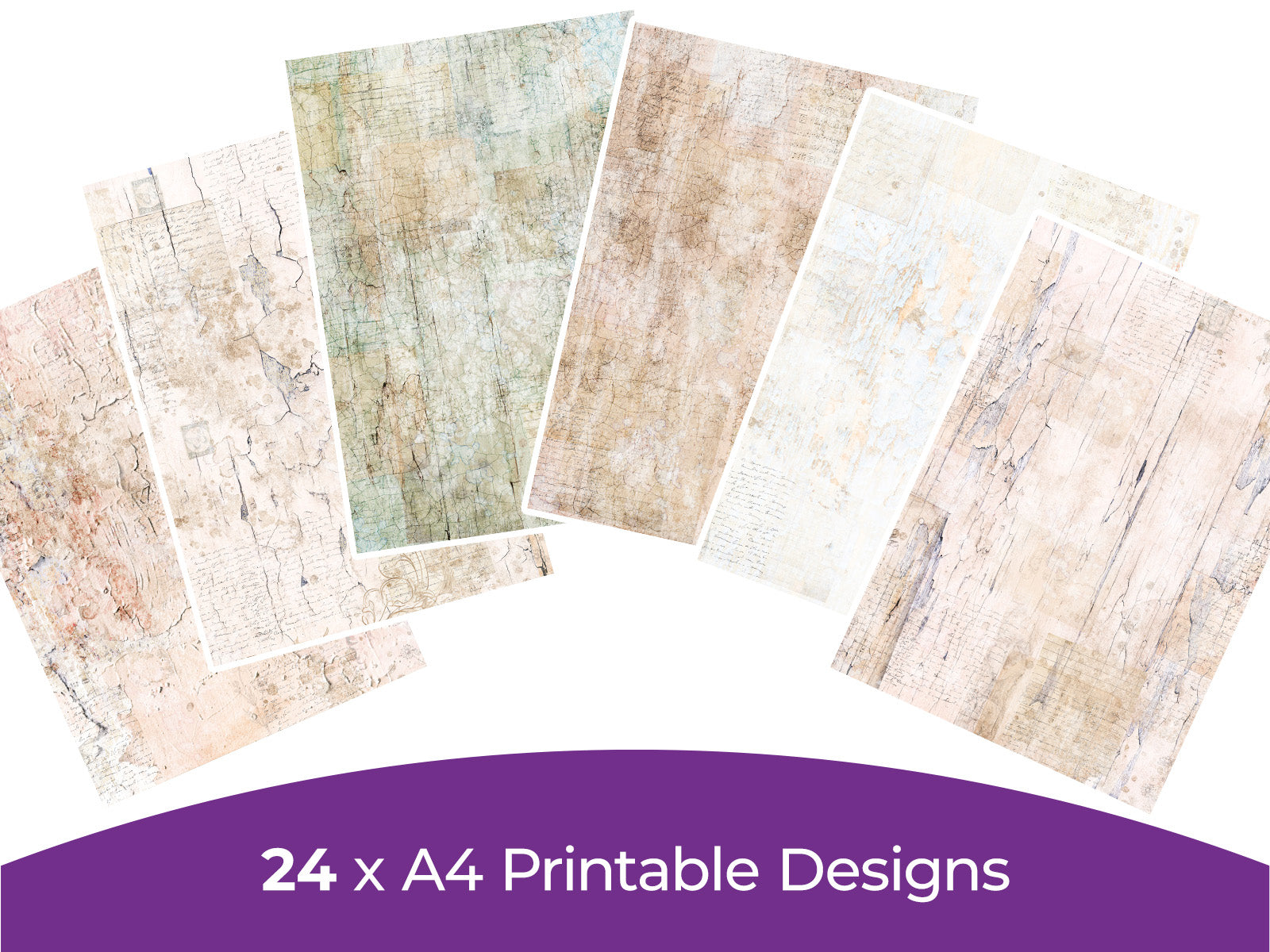 Aged Paper Pad 2 Collection - Digital Paper Pad