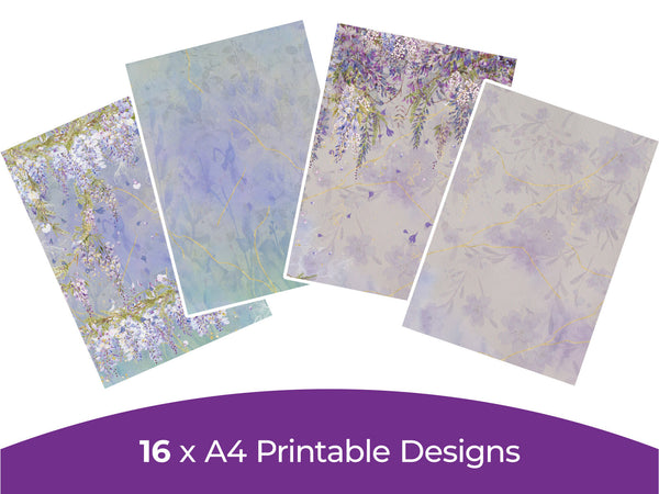 Wisteria Collection - Digital Paper Pad