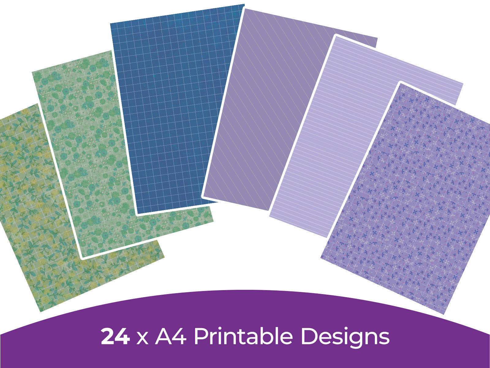 Ditsy Floral Collection - Digital Paper Pad