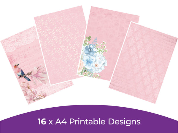 Vintage Tea Party Collection - Digital Paper Pad
