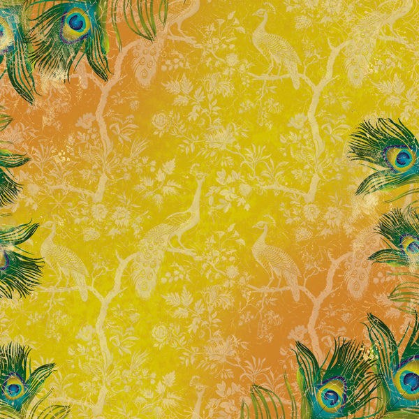 Graceful Plumes Paper Pad 12x12