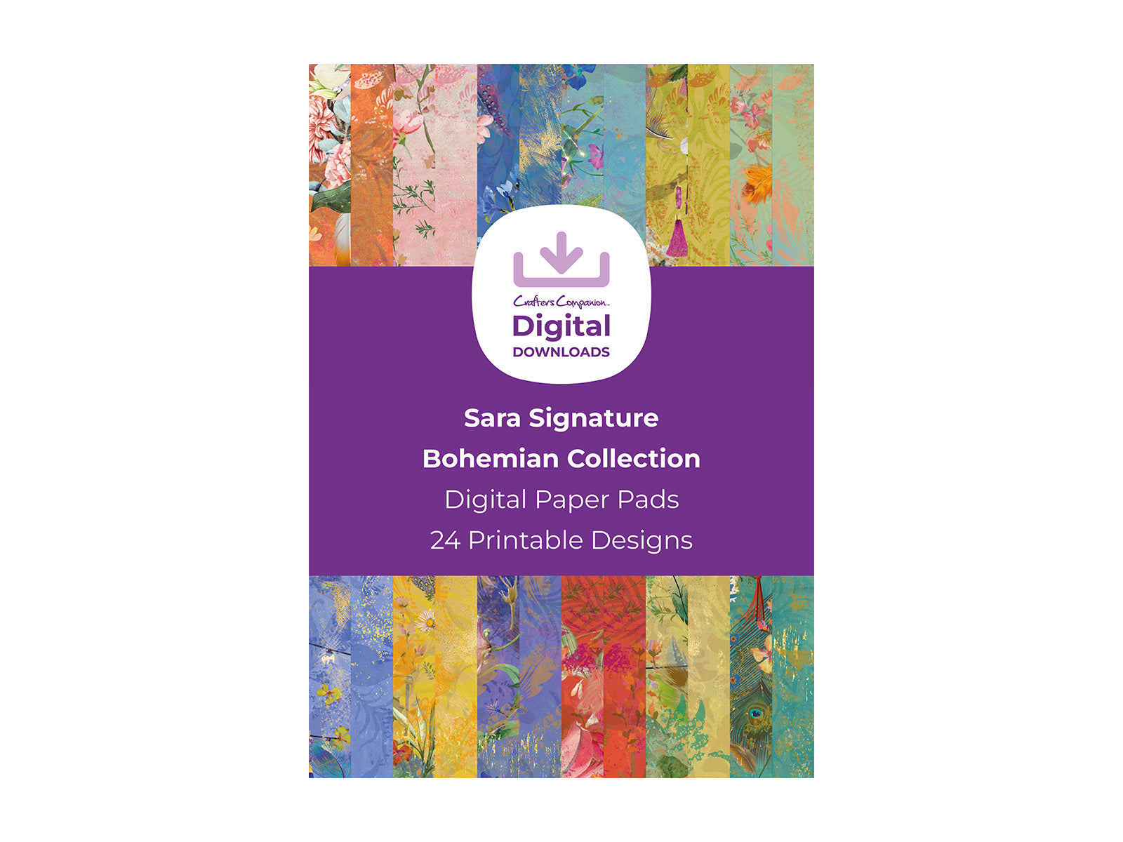 Sara Signature Bohemian Collection - Digital Paper Pad