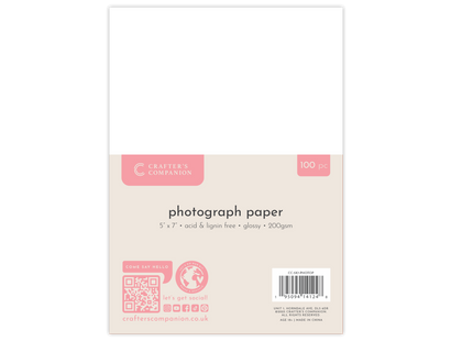 Crafters Companion 5" x 7" Photograph Paper