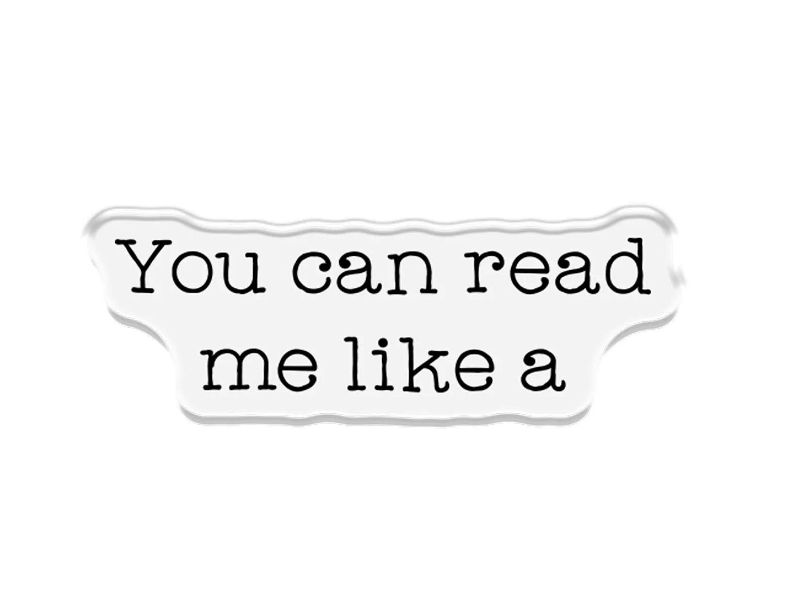 Crafters Companion Bookworm Collection Stamp & Die Set - Read Me