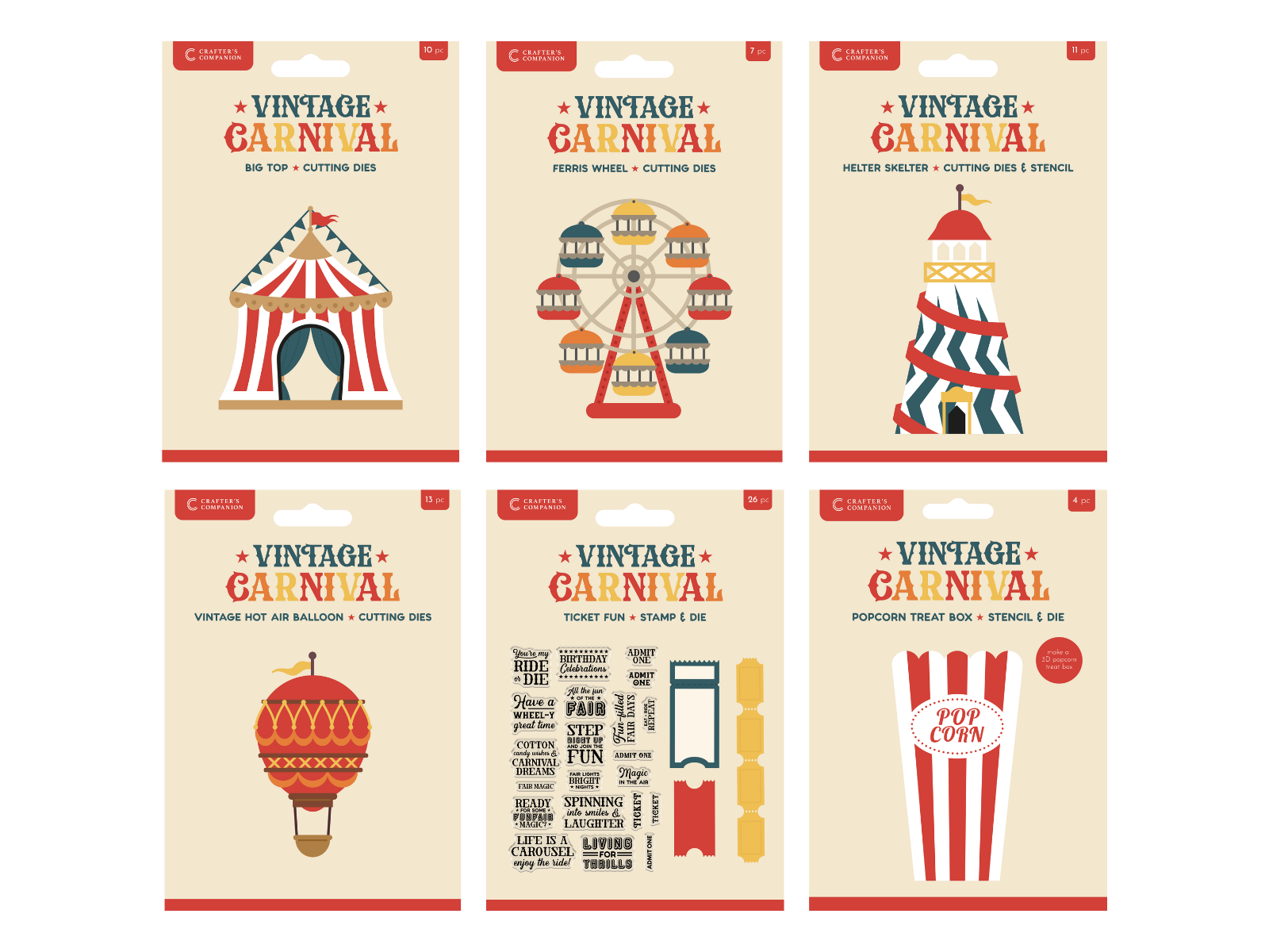 Crafter's Companion Vintage Carnival Mini Collection