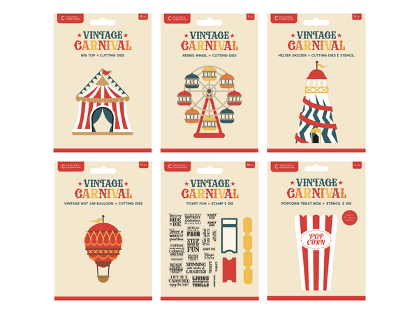 Crafter's Companion Vintage Carnival Mini Collection