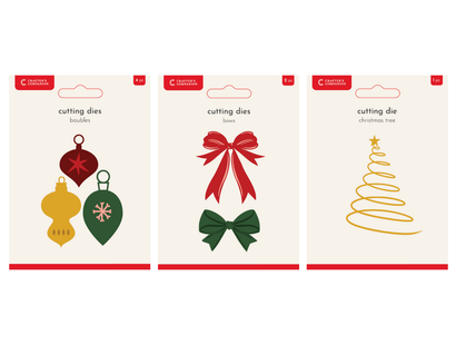 Crafter's Companion Christmas Embellishments 3pc Collection