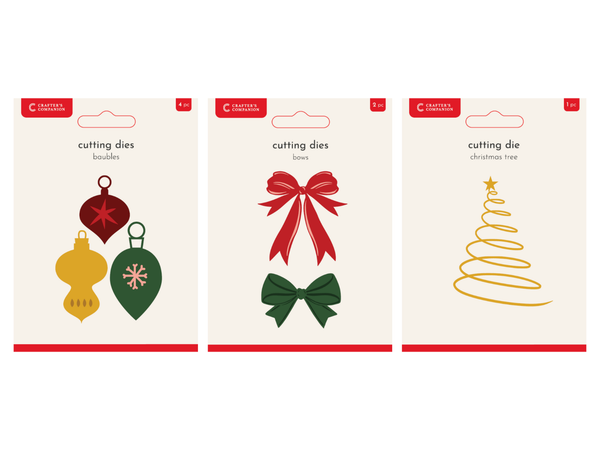 Crafter's Companion Christmas Embellishments 3pc Collection