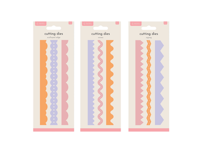 Crafter's Companion Edge'ables Scalloped, Waves & Zig Zag Collection