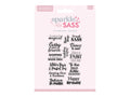 Crafters Companion Clear Acrylic Stamp Set - Too Much Sass Sentiments