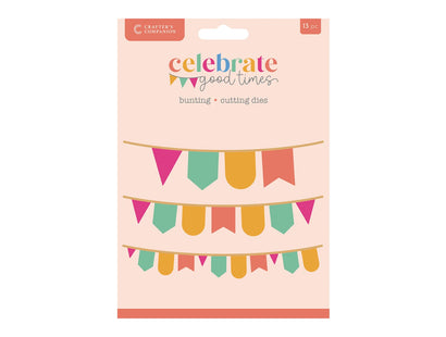 Crafter's Companion Celebrate Good Times Collection Metal Die - Bunting